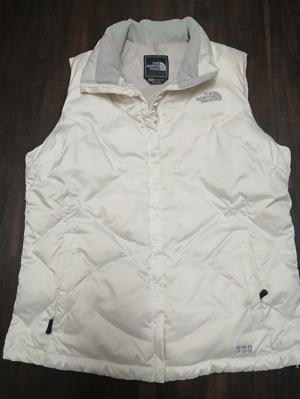 The North Face Women's Off-White Puffer Vest